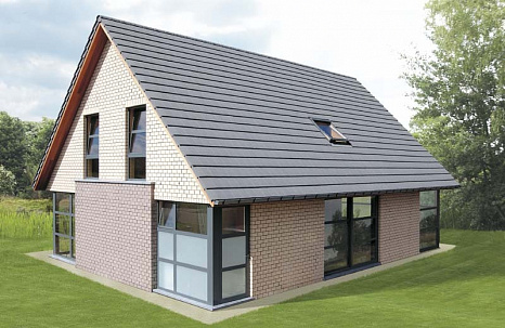 Объект из Керамическая черепица Koramic Actua 10 grau