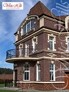 Объект из Облицовочные камни White Hills Искусственный декоративный камень Whitehills Бремен брик 305-70