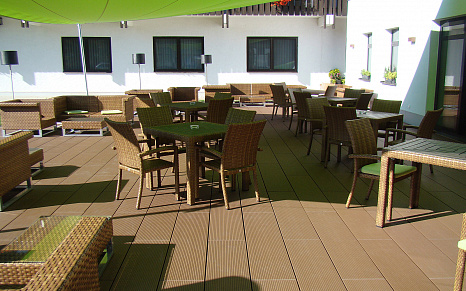 Объект из Террасная керамика Gima Террасная плита Karminrot-gerillt