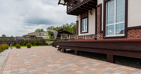 Объект из Брусчатка BRAER Тротуарная плитка Старый город "Венусбергер", Color Mix "Койот"