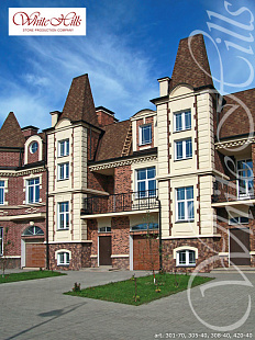 Объект из Облицовочные камни White Hills Искусственный декоративный камень Whitehills Бремен брик 308-40