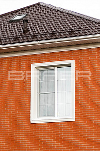 Объект из Кирпич BRAER Красный-2, гладкий