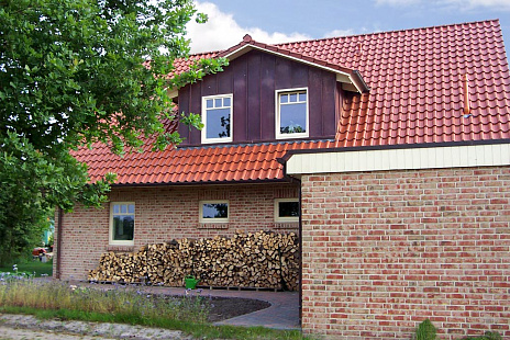 Объект из Керамическая черепица Roben Bornholm медный красно-коричневый