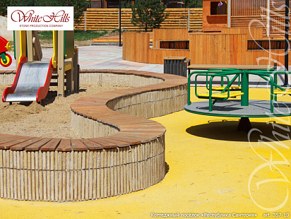 Объект из Облицовочные камни White Hills Искусственный декоративный камень Whitehills Тиволи брик 357-10