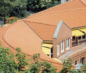 Объект из Керамическая черепица Koramic E 32 naturrot