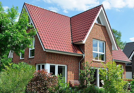 Объект из Кирпич Roben WASSERSTRICH  светлокрасный пестрый