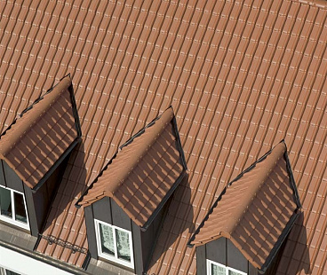 Объект из Керамическая черепица Koramic L 15 naturrot