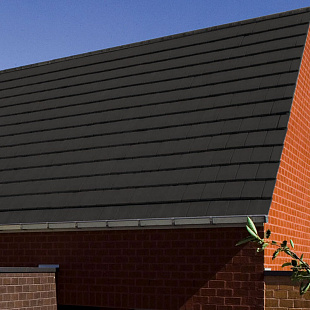 Объект из Керамическая черепица Koramic Actua 10 mattschwarz