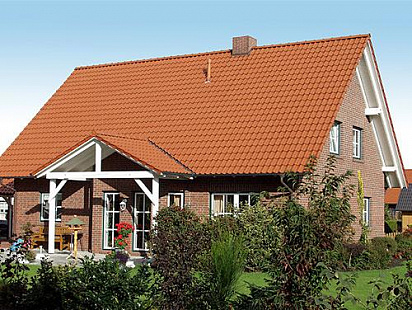 Объект из Керамическая черепица Roben Limburg красный ангобированный