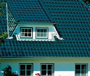 Объект из Керамическая черепица Creaton FUTURA NOBLESSE dunkelgrun glasiert