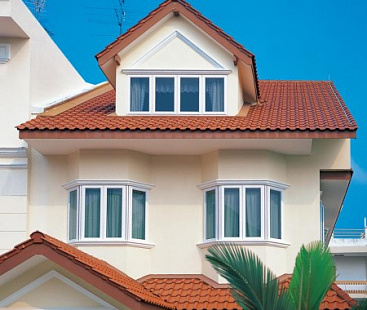 Объект из Керамическая черепица Creaton HARMONIE naturrot