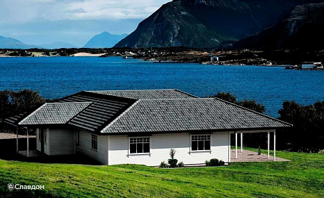 Объект из Композитная черепица AeroDek Композитная черепица рядовая AeroDek Tradition цвет Античный серый