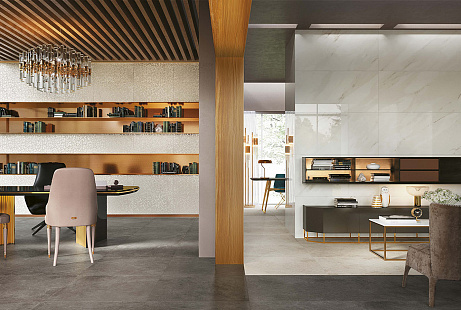 Объект из Цельные керамогранитные плиты  Керамогранит Atlas Concorde, Drift Dark Ret