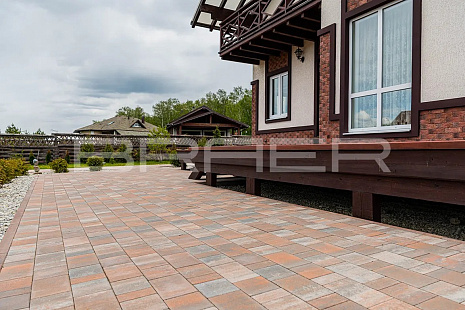 Объект из Брусчатка BRAER Тротуарная плитка «Старый город Ландхаус» Color Mix Тип 4 «КОЙОТ»