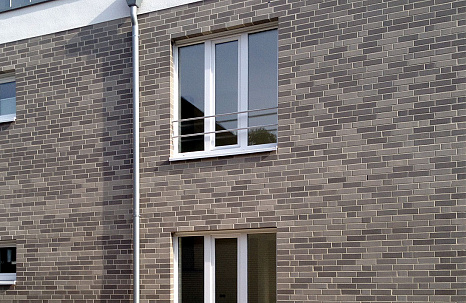 Объект из Клинкерный кирпич Roben FARO серо-пестрый