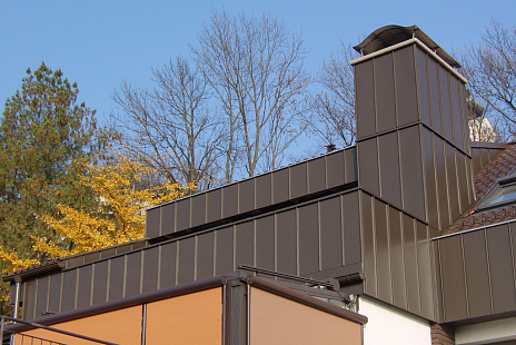 Объект из Кровельный алюминий Alunova Кровельный алюминий Alunova Matt RR-32 (темно-коричневый)