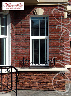 Объект из Облицовочные камни White Hills Искусственный декоративный камень Whitehills Лондон брик 301-70