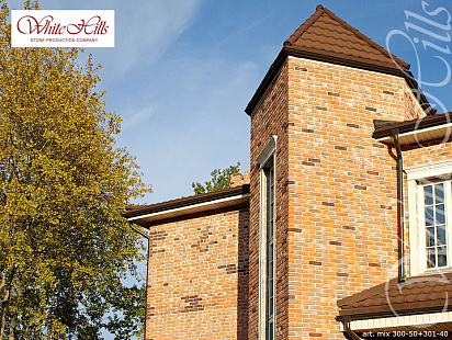 Объект из Облицовочные камни White Hills Искусственный декоративный камень Whitehills Лондон брик 301-40