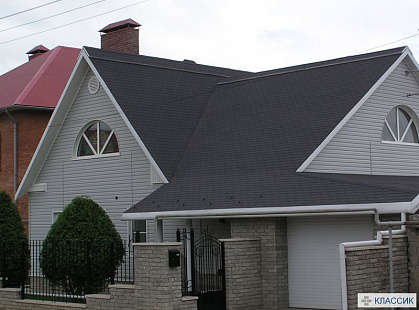 Объект из Гибкая черепица Tegola Nordland Классик Сланцевый