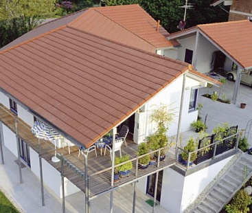 Объект из Керамическая черепица Koramic Actua 10 rot engobiert