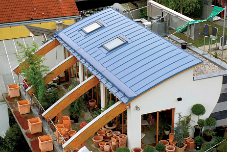 Объект из Кровельный алюминий Alunova Кровельный алюминий Alunova Matt RR-23 (темно-серый)