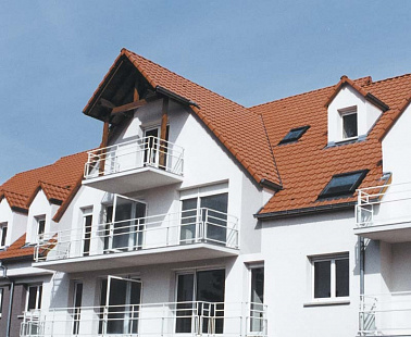 Объект из Керамическая черепица Koramic Alegra 10 naturrot